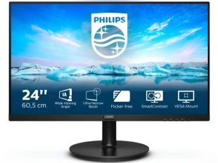 Philips Monitor PHILIPS 241V8L/00 23.8"/VA/1920x1080/75Hz/4ms GtG/VGA,HDMI/VESA